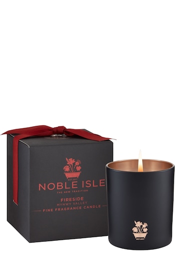 Noble Isle Fireside Single Wick Candle - Mynwy Valley - Warming And Cosy