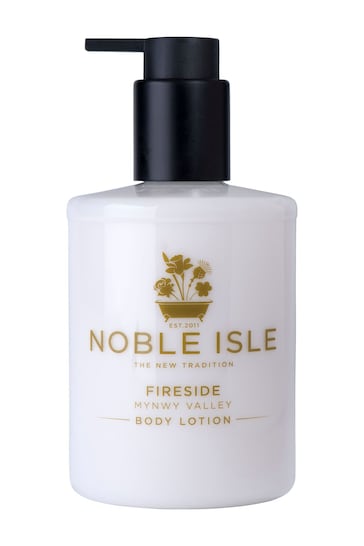Noble Isle Fireside Luxury Body Lotion - Mynwy Valley - Satin Smooth