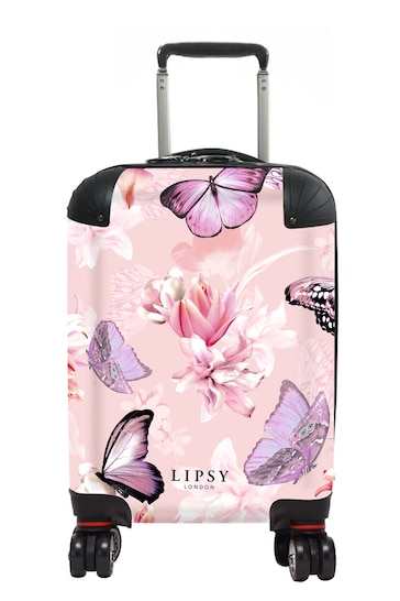 Personalised Lipsy Pink Butterfly Suitcase By Koko Blossom