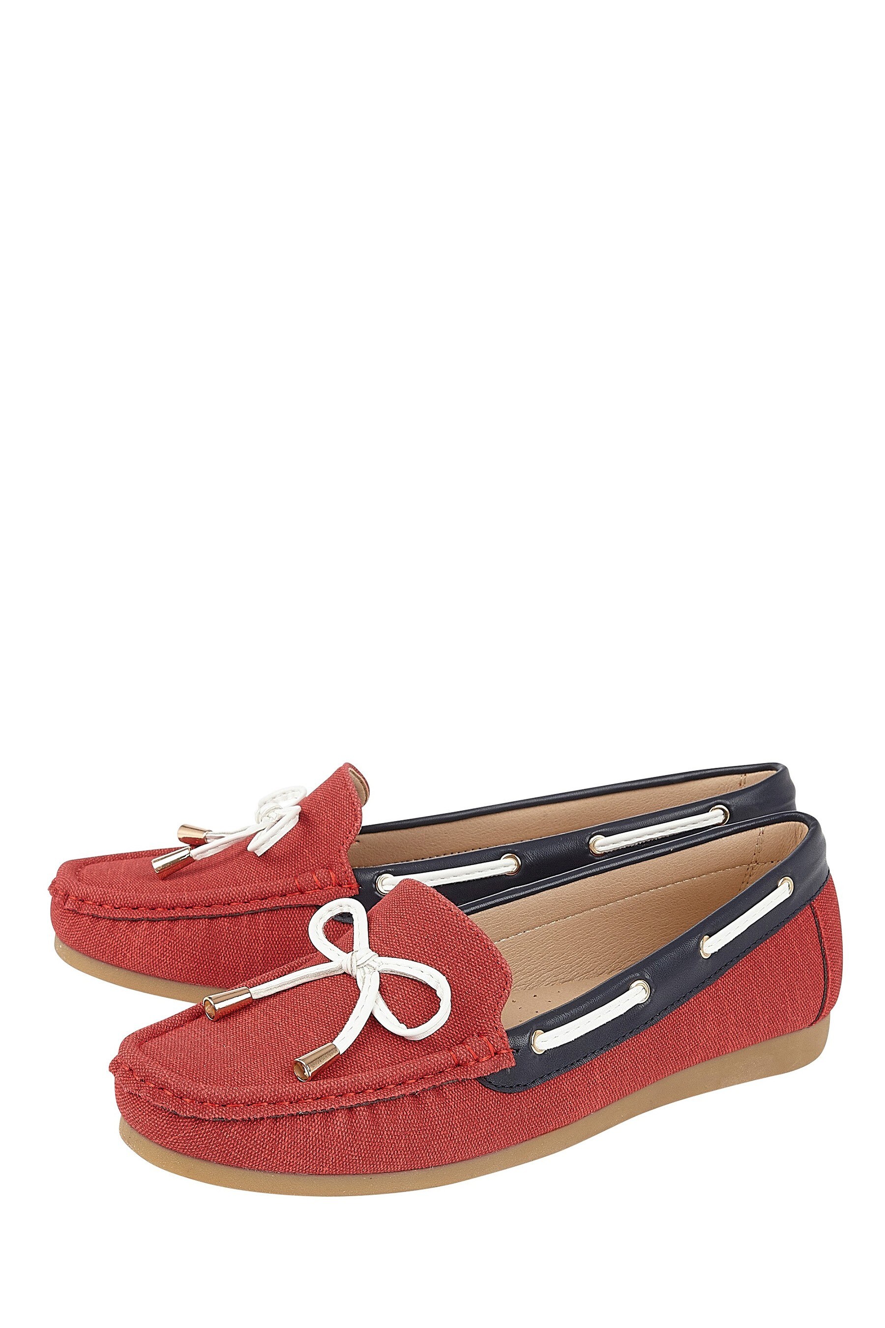 Lotus Footwear Red Deck Shoes