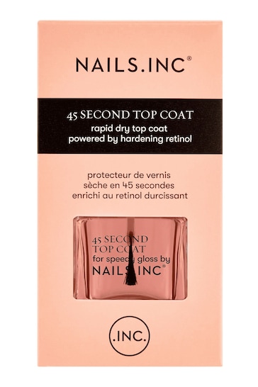 NAILS INC 45 Second Rapid Dry Topcoat Powered by Retinol