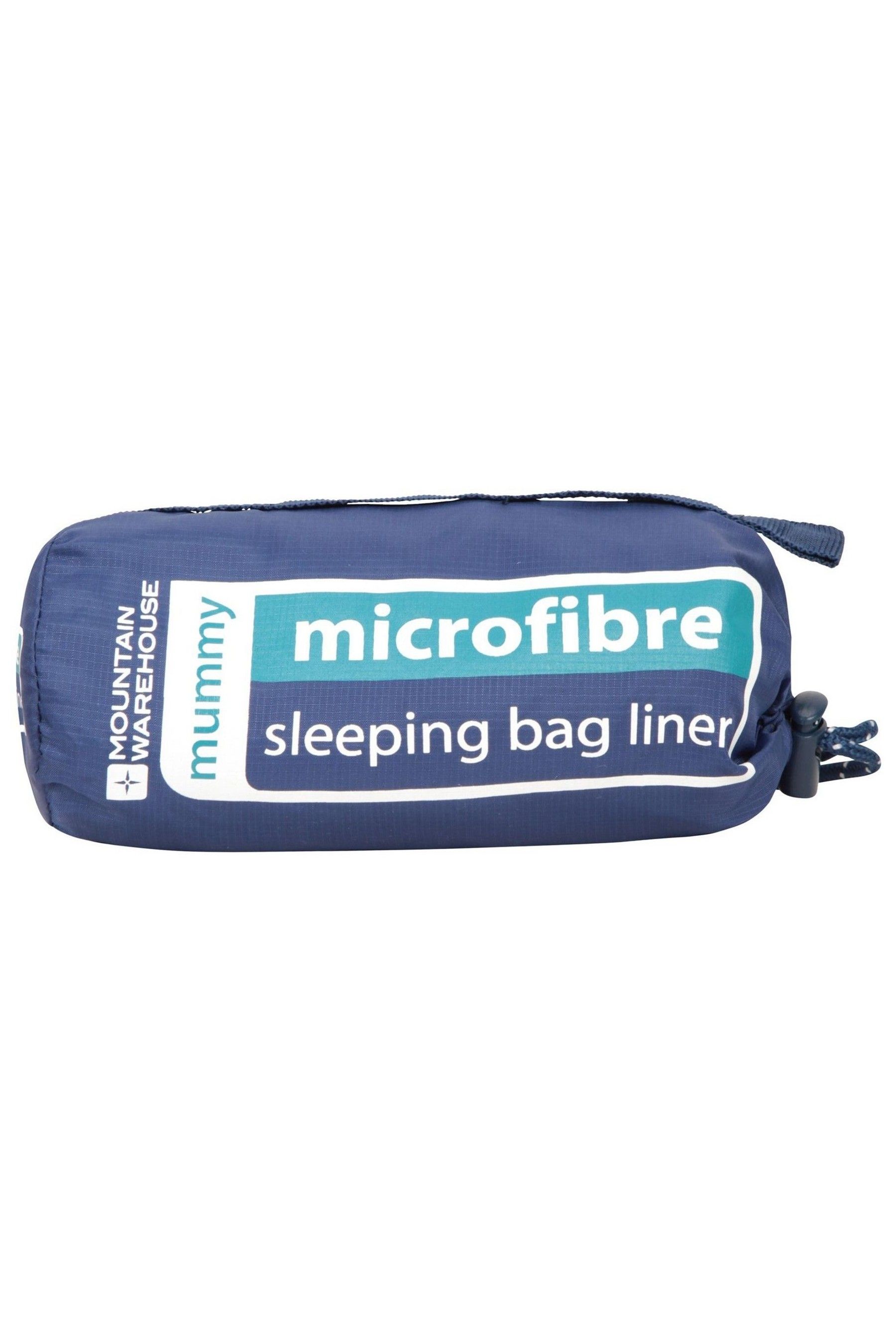 Buy Mountain Warehouse Blue Microfibre Mummy Sleeping Bag Liner
