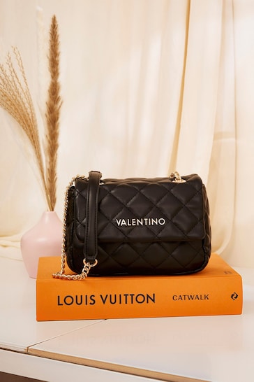 Valentino Sandals Bags Black Ocarina Quilted Crossbody Bag