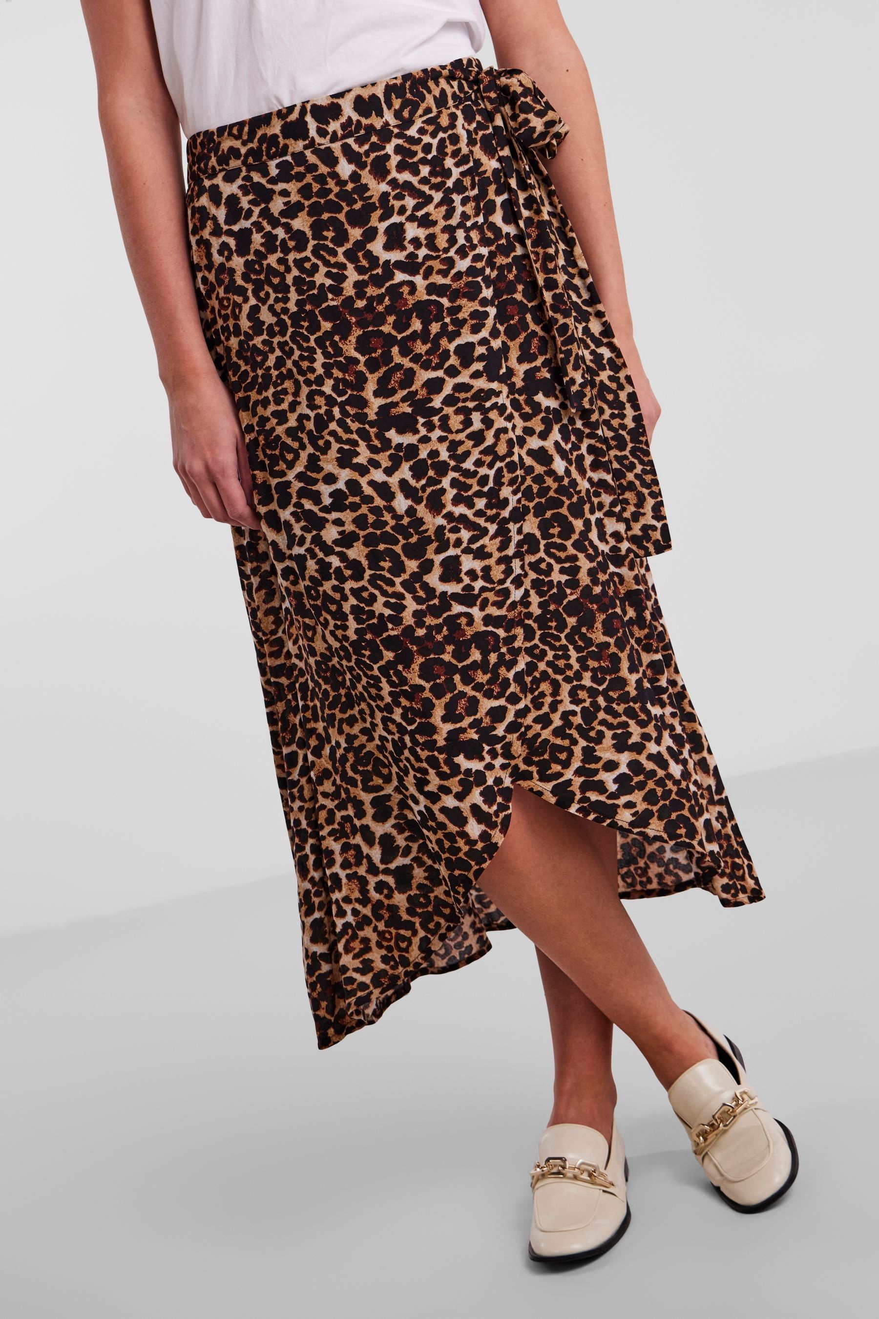 Leopard print 2025 wrap skirt jcpenney
