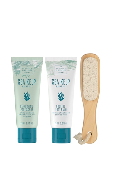 Scottish Fine Soaps Sea Marine Kelp Spa Foot Care Pamper Kit