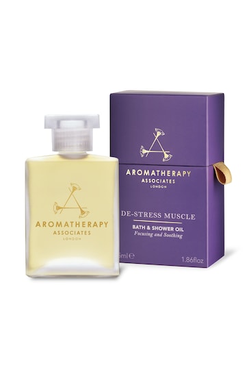 Aromatherapy Associates De-Stress Muscle Bath & Shower Oil 55ml