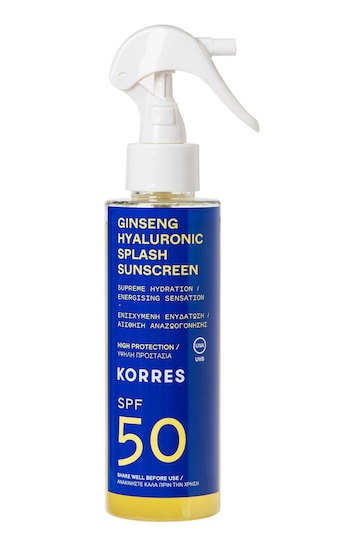 Korres Ginseng Hyaluronic Splash Sunscreen SPF 50