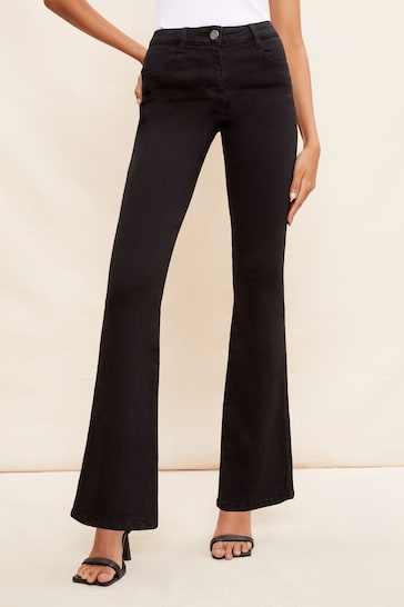 Buy Friends Like These Black Jegging Stretch Flare Jeans from the Next ...