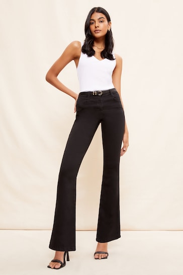 Friends Like These Black Jegging Stretch Flare jeans