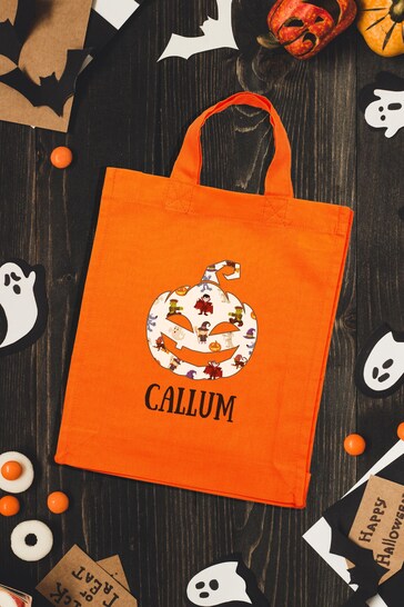 Personalised Halloween Trick or Treat Bag by Loveabode
