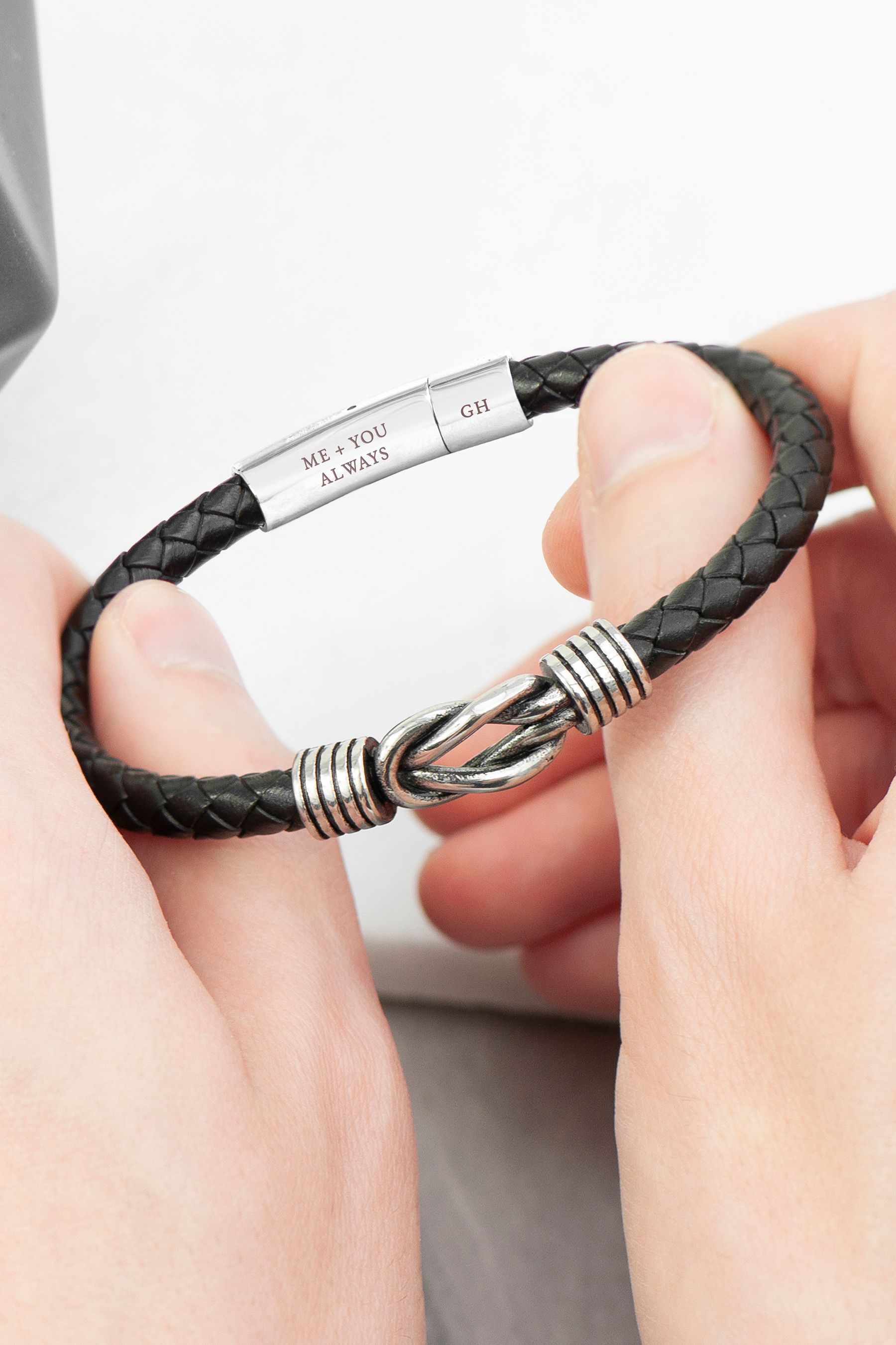 Infinity knot sales mens bracelet