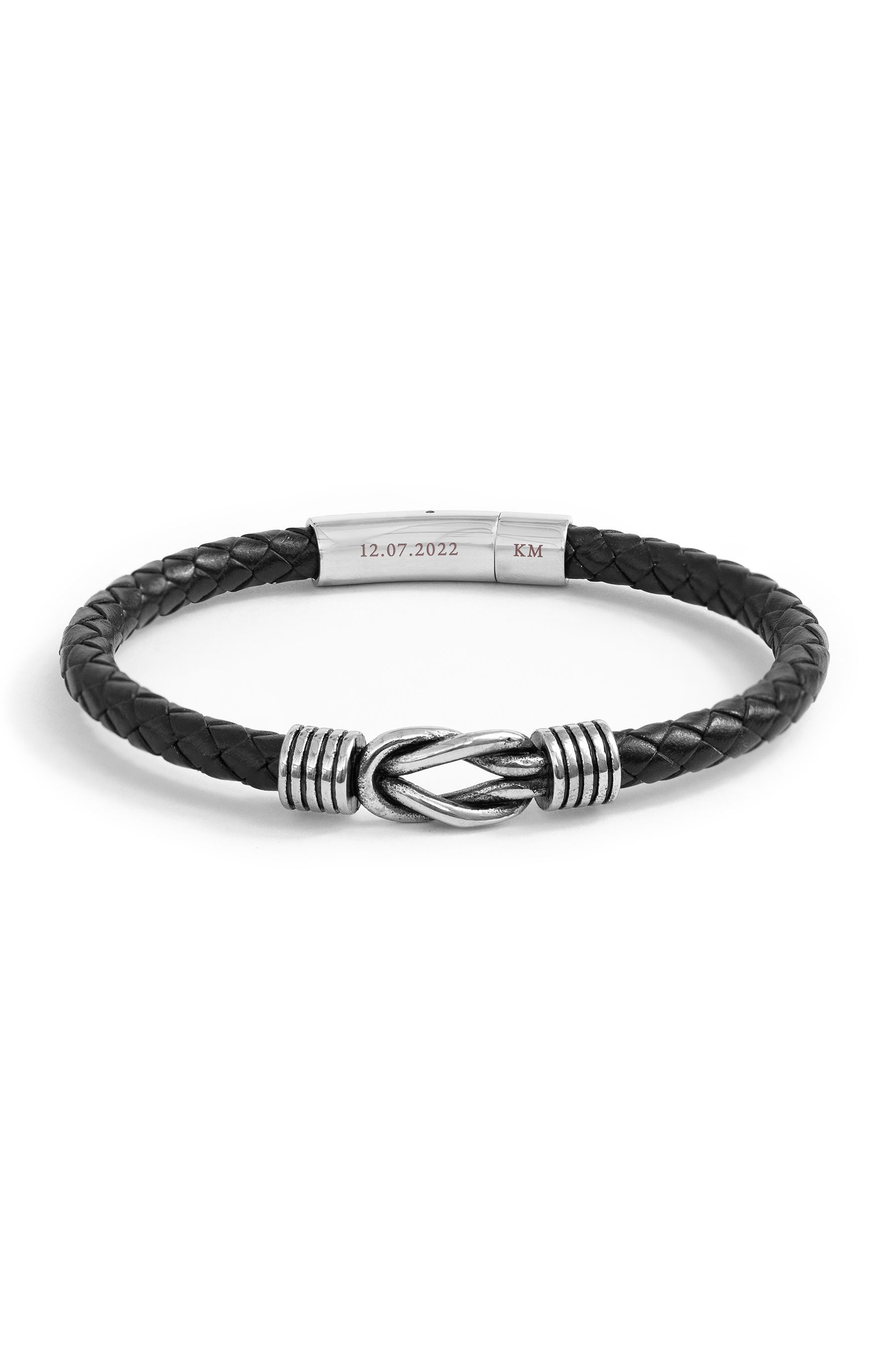 Mens personalised hot sale infinity bracelet
