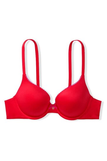 Buy Victoria's Secret Lipstick Red Smooth Full Cup Push Up Bra from the  Next UK online shop