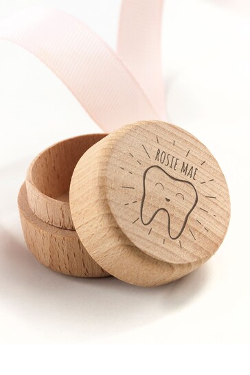 Personalised Happy Smiles Tooth Fairy Keepsake Box  by Treat Republic