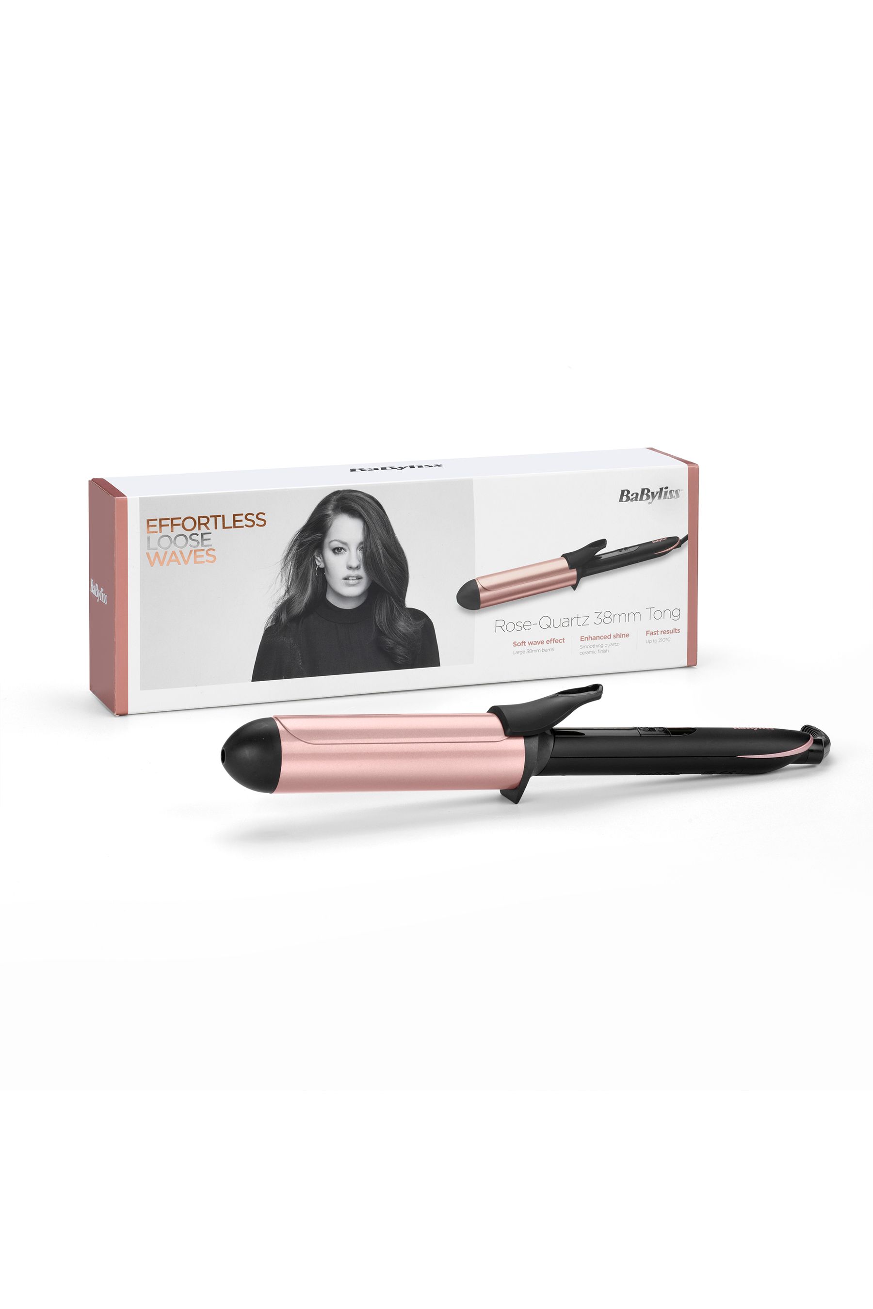 Buy BaByliss Rose Quartz 38MM Curling Tong from the Next UK online