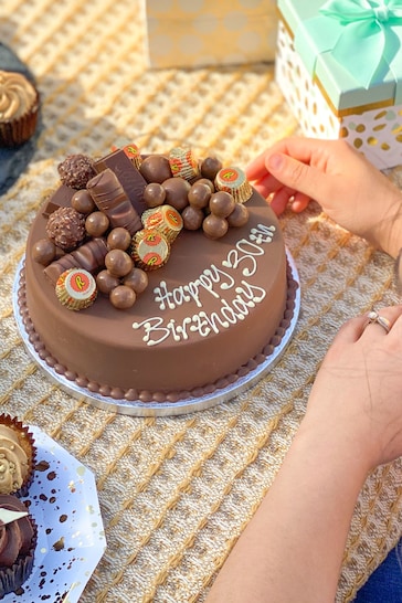 Personalised Chocoholic Smash Cake by Sweet Trees
