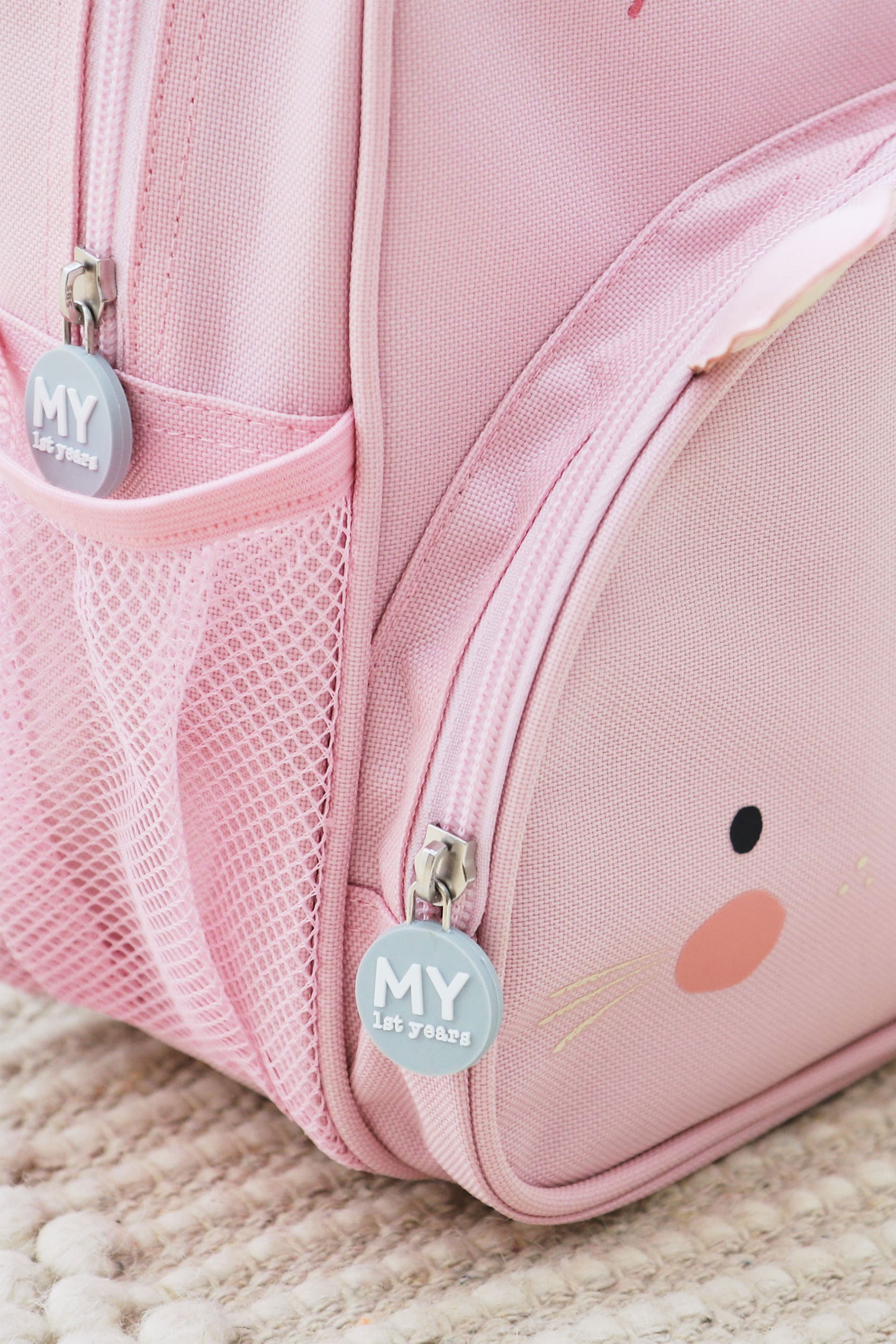 Buy Personalised Mini Pink Bunny Backpack by My 1st Years from the