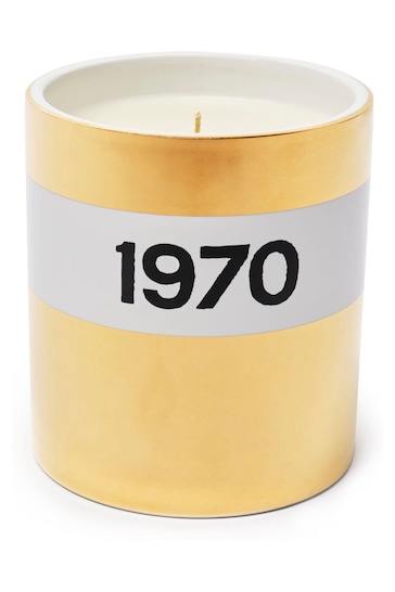 Bella Freud Clear 1970 Ceramic Scented Candle - Gold