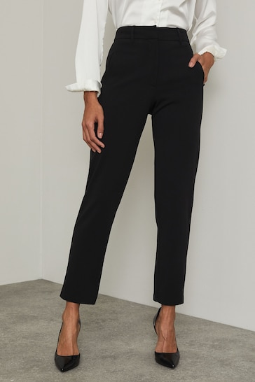Lipsy Black Tailored Tapered Smart Trousers