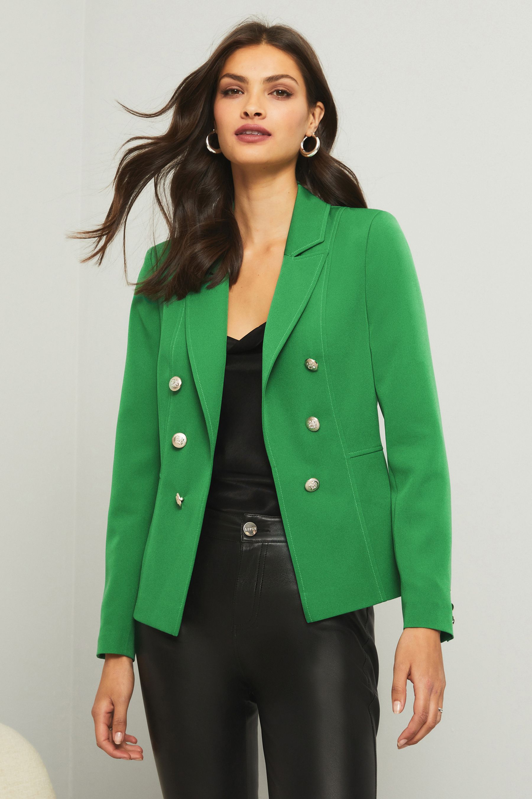 Military tailored hotsell button blazer