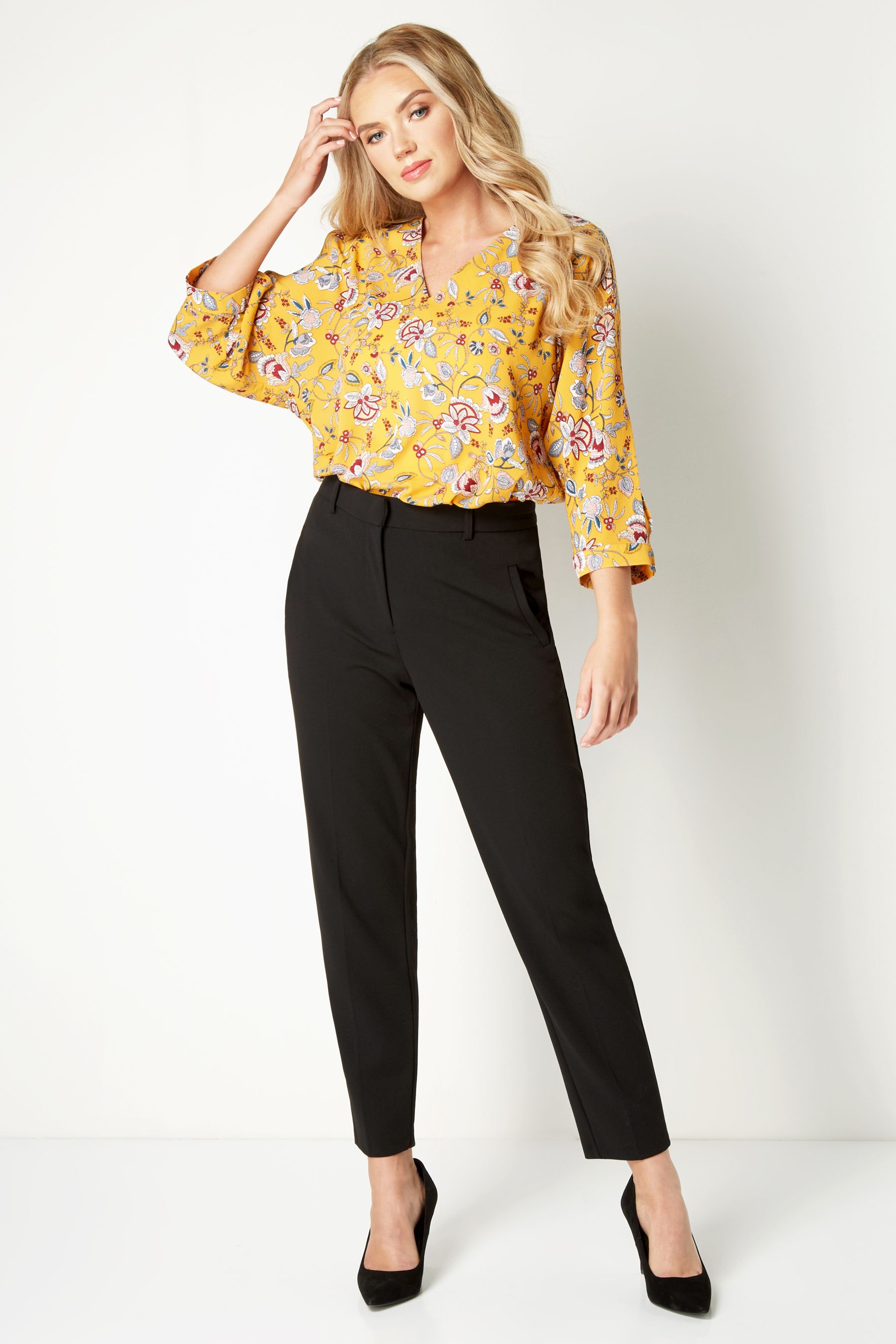 Roman originals black trousers hotsell