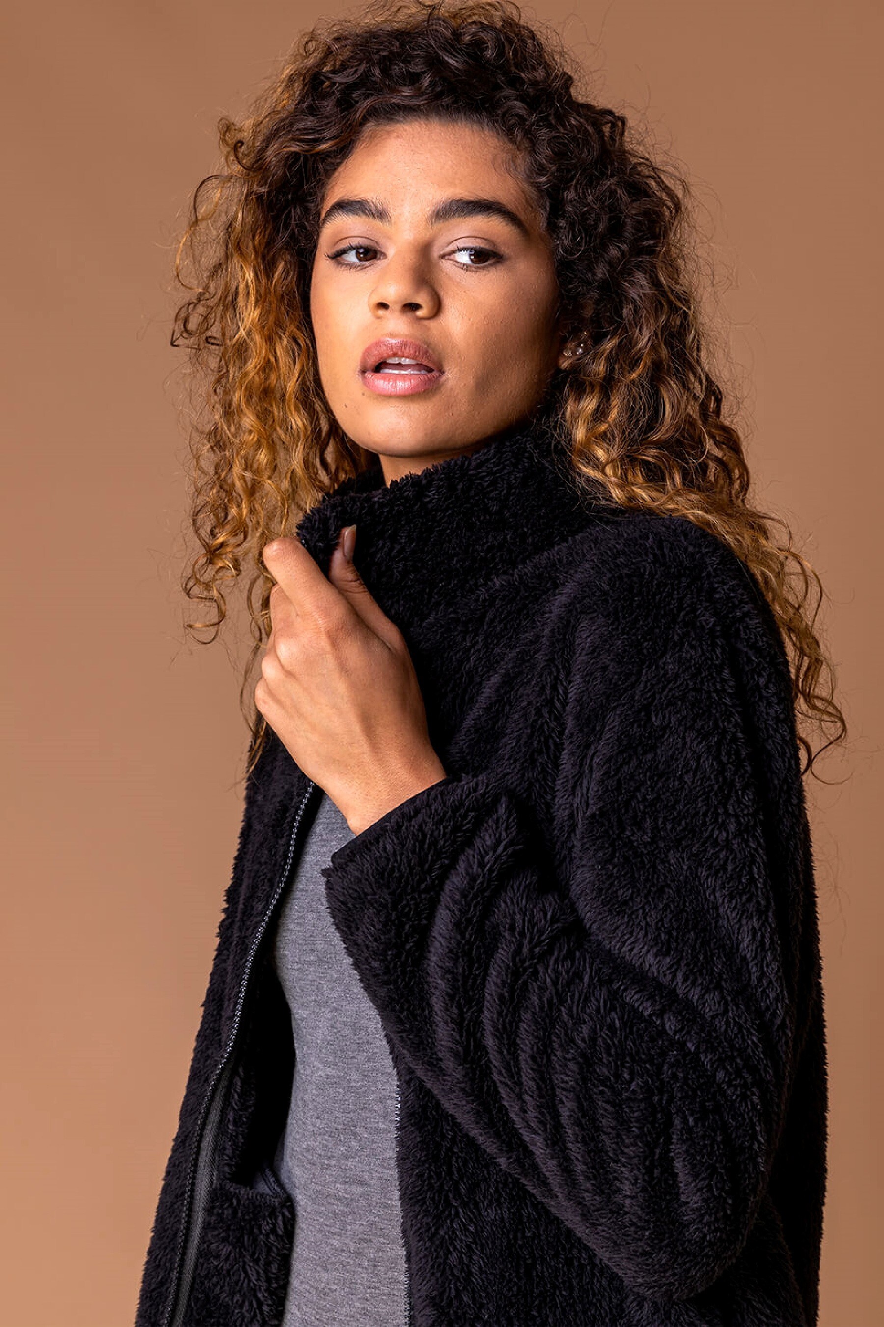 Next discount sherpa jacket