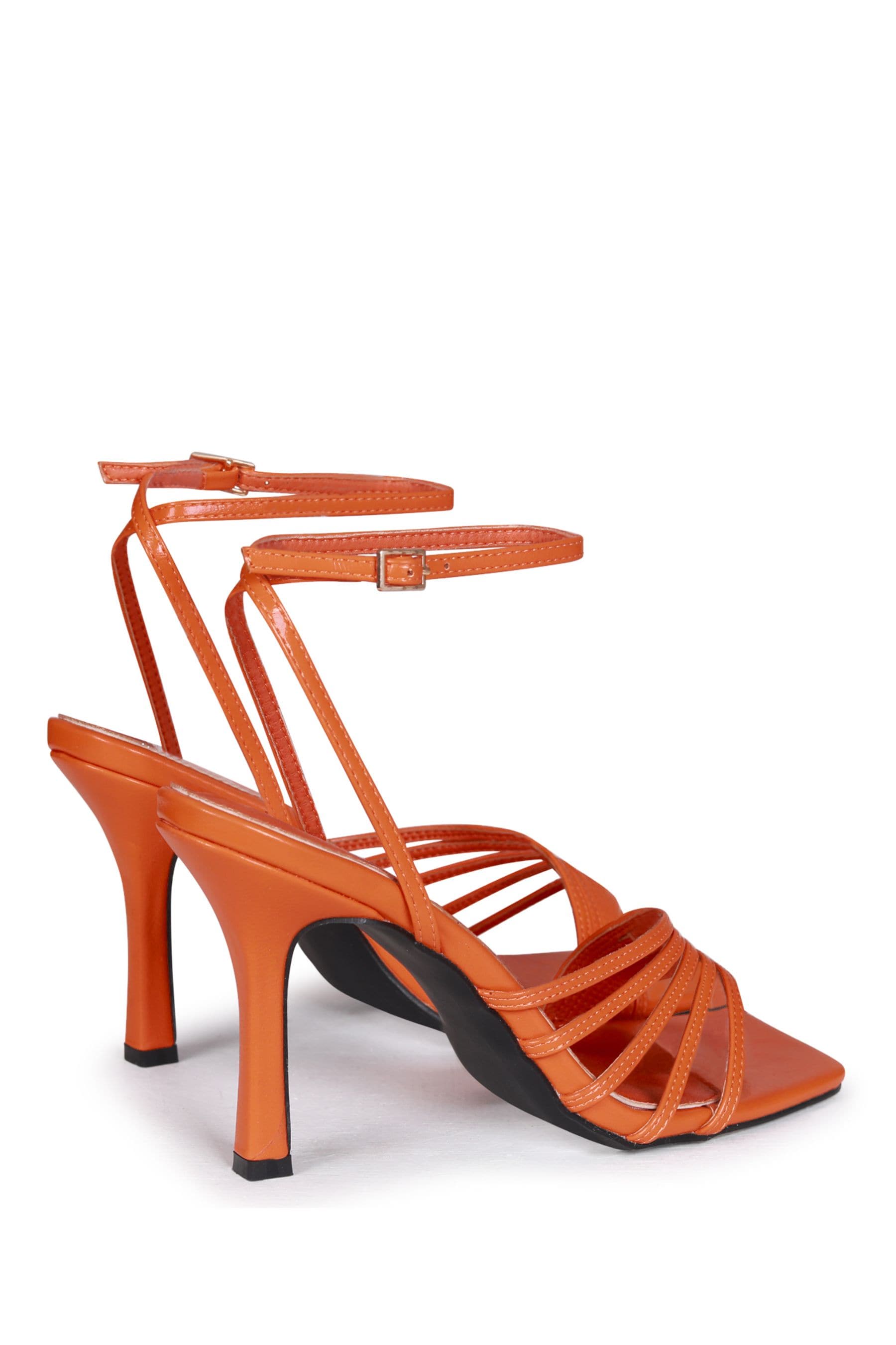 Orange block hotsell heel sandals uk