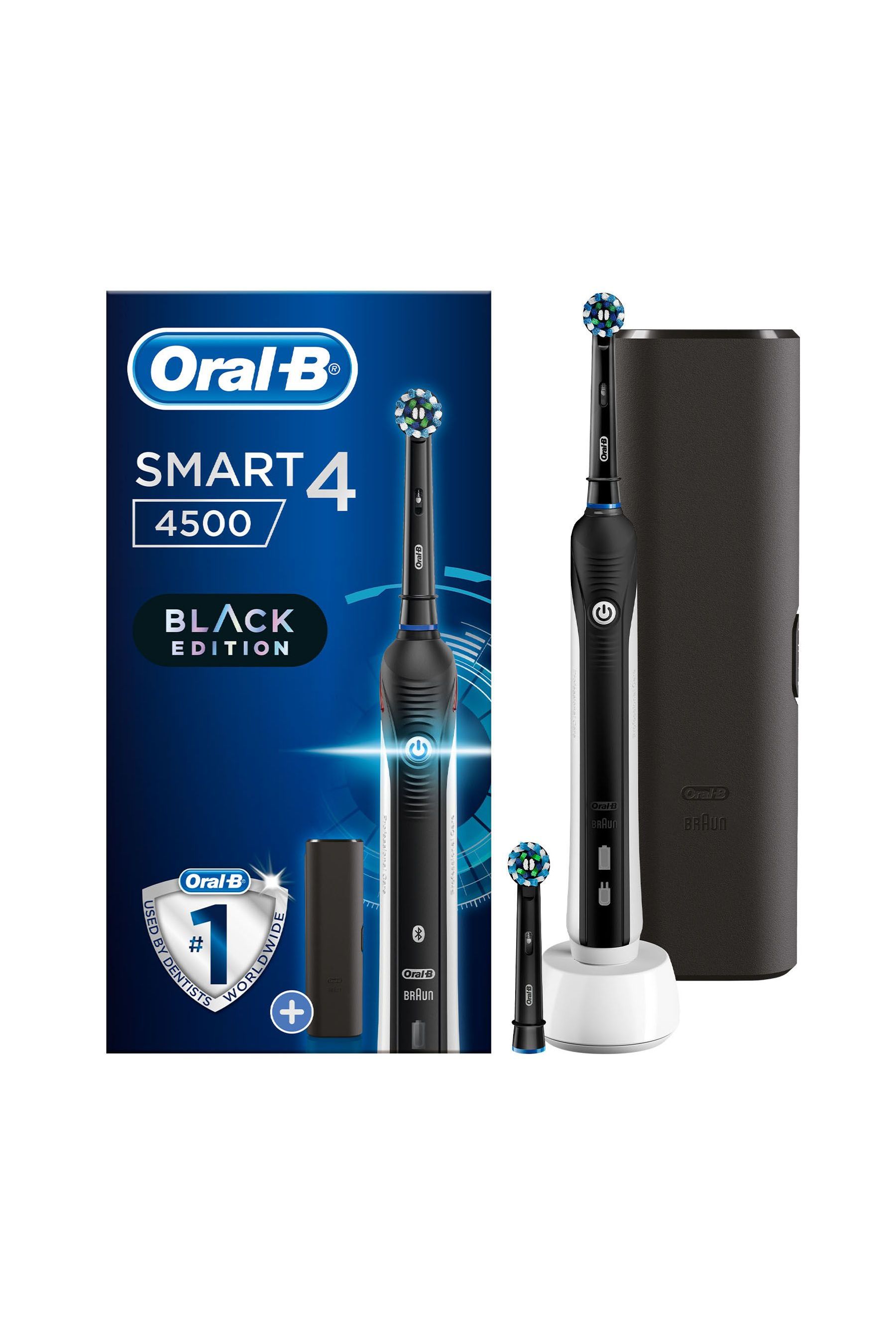 Buy Oral B Smart 4 4500N Black Electric Toothbrush Free Travel