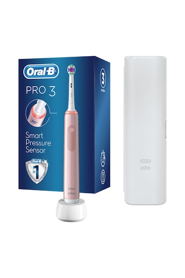 Oral-B Pro 3 3500 3D White & Pink +Travel Case