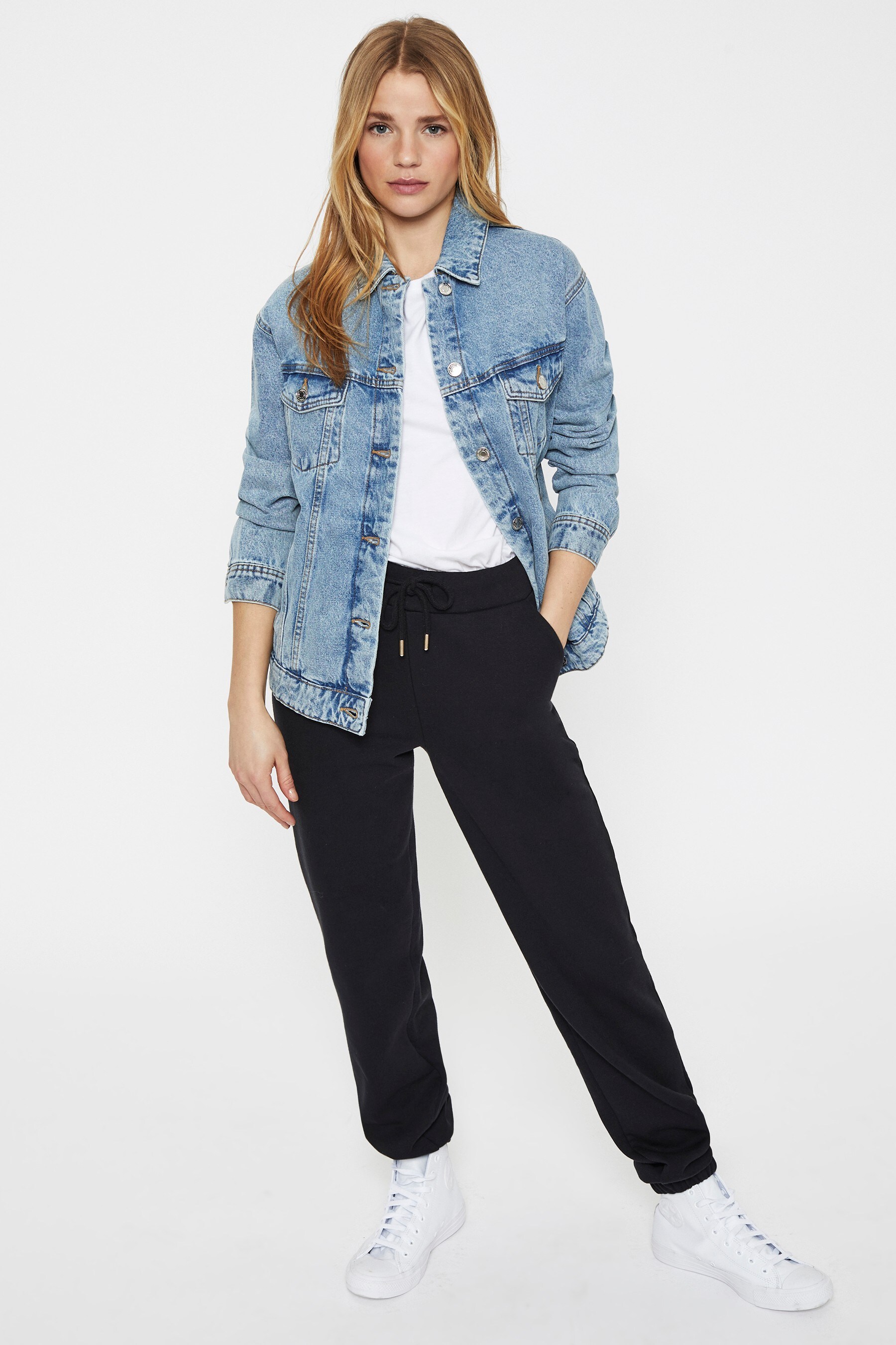 Next oversized denim jacket hotsell
