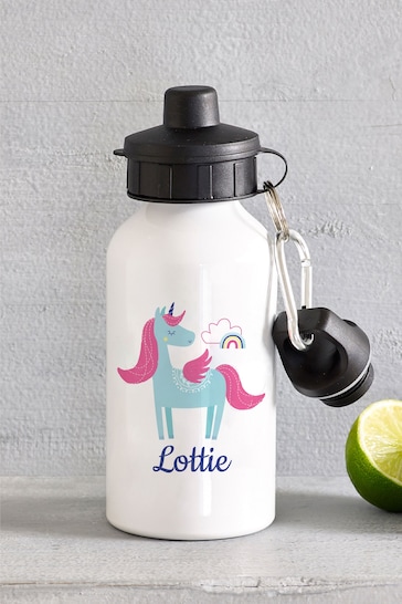 Personalised Unicorn Drinks Bottle by Loveabode