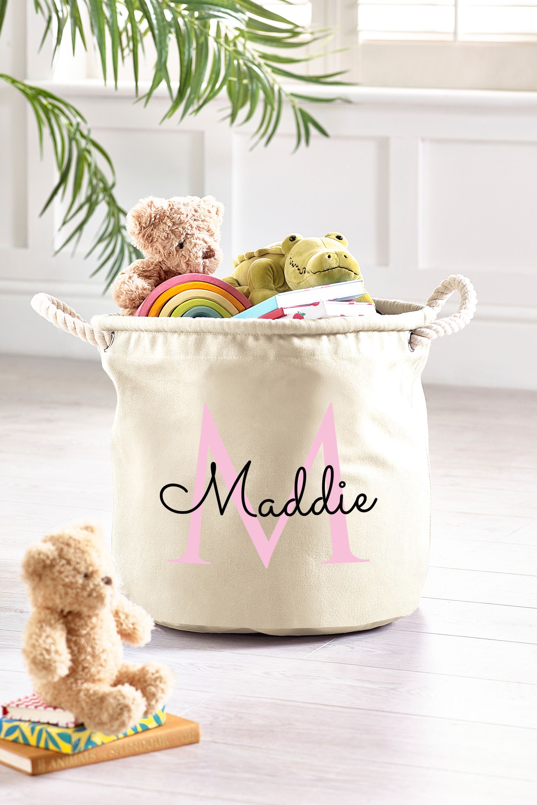 Buy Personalised Children s Storage Basket By Loveabode from the