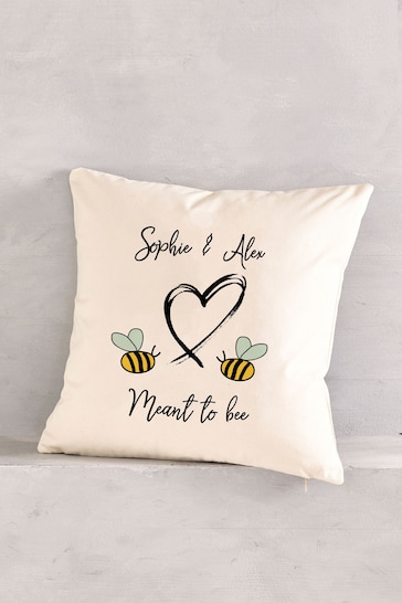 Personalised Meant To Bee Cushion by Loveabode