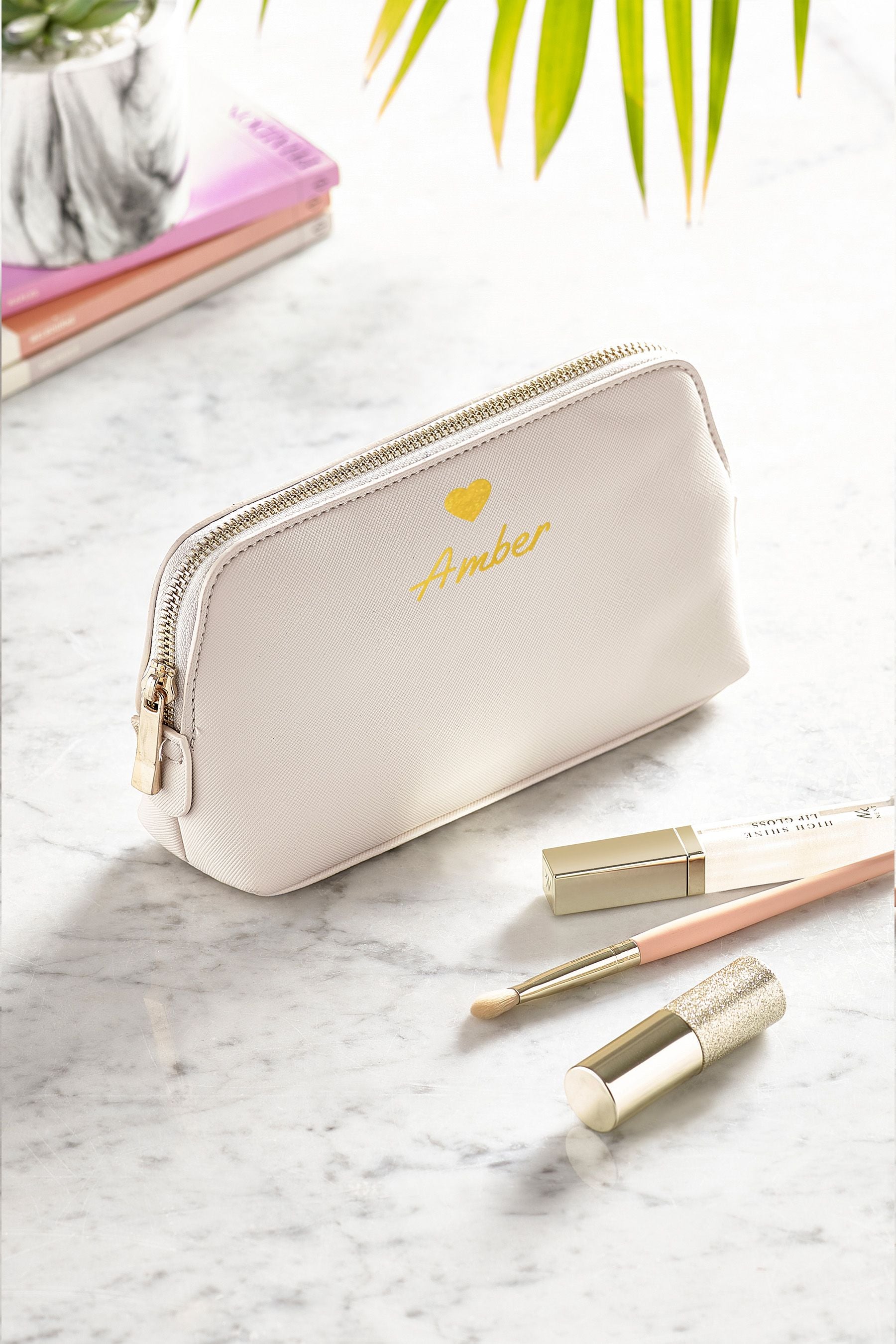 Personalised sale cosmetic bag