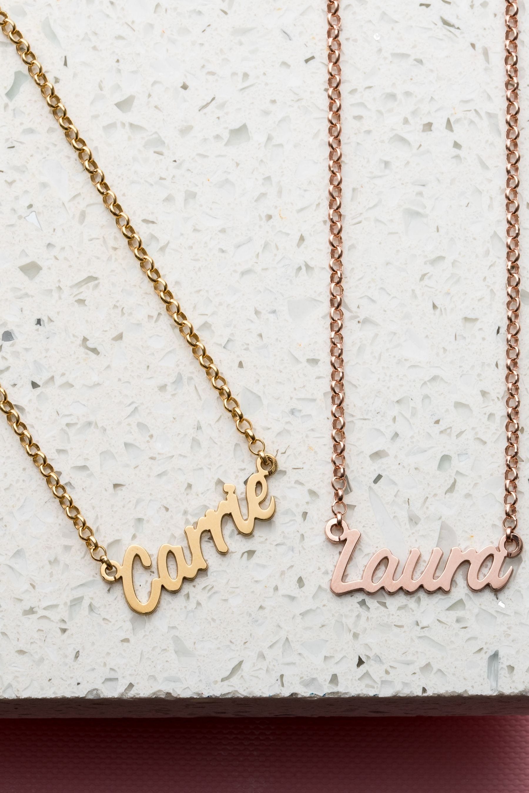 Next personalised shop necklace