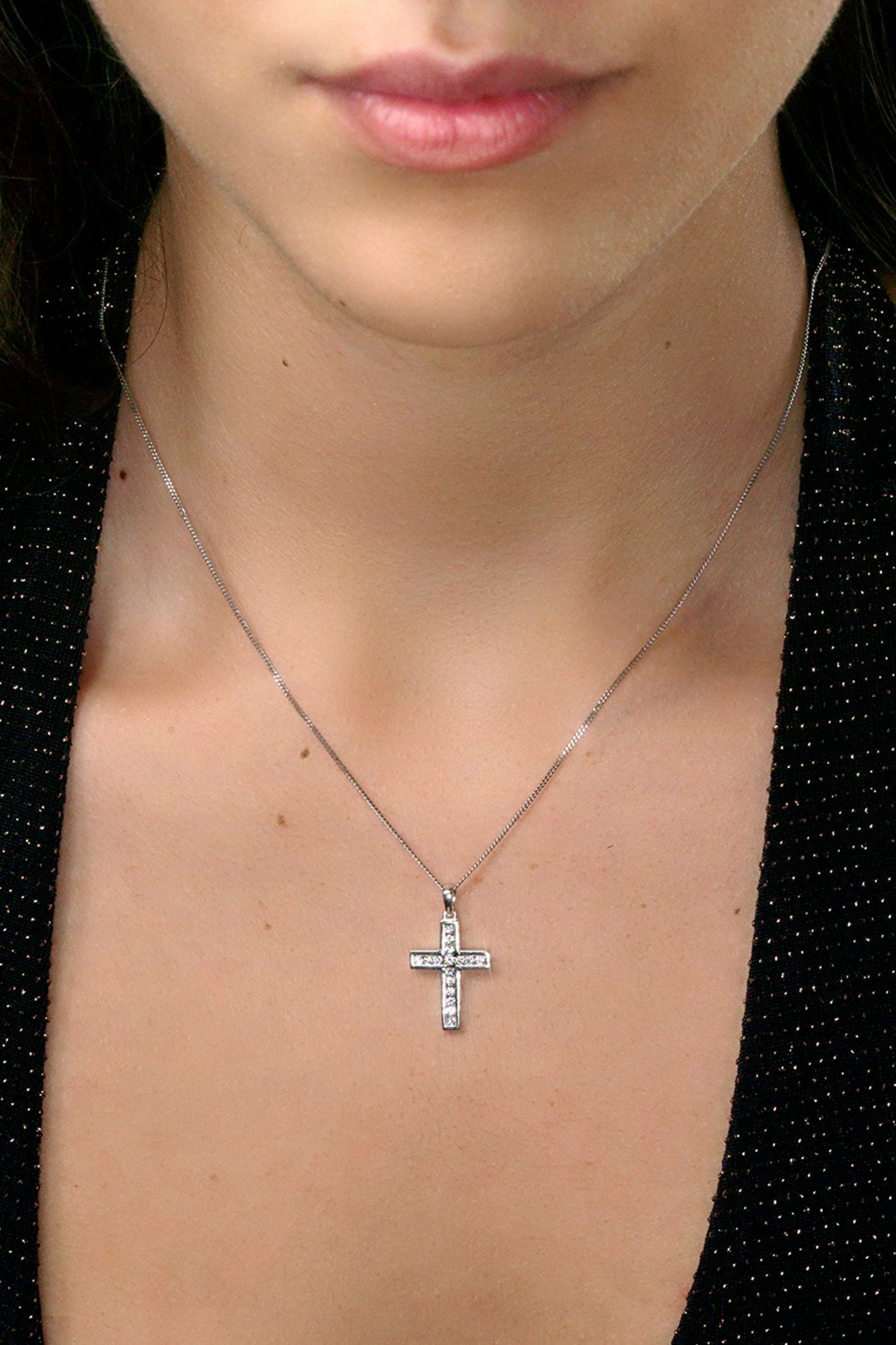 Beaverbrooks cross necklace hot sale
