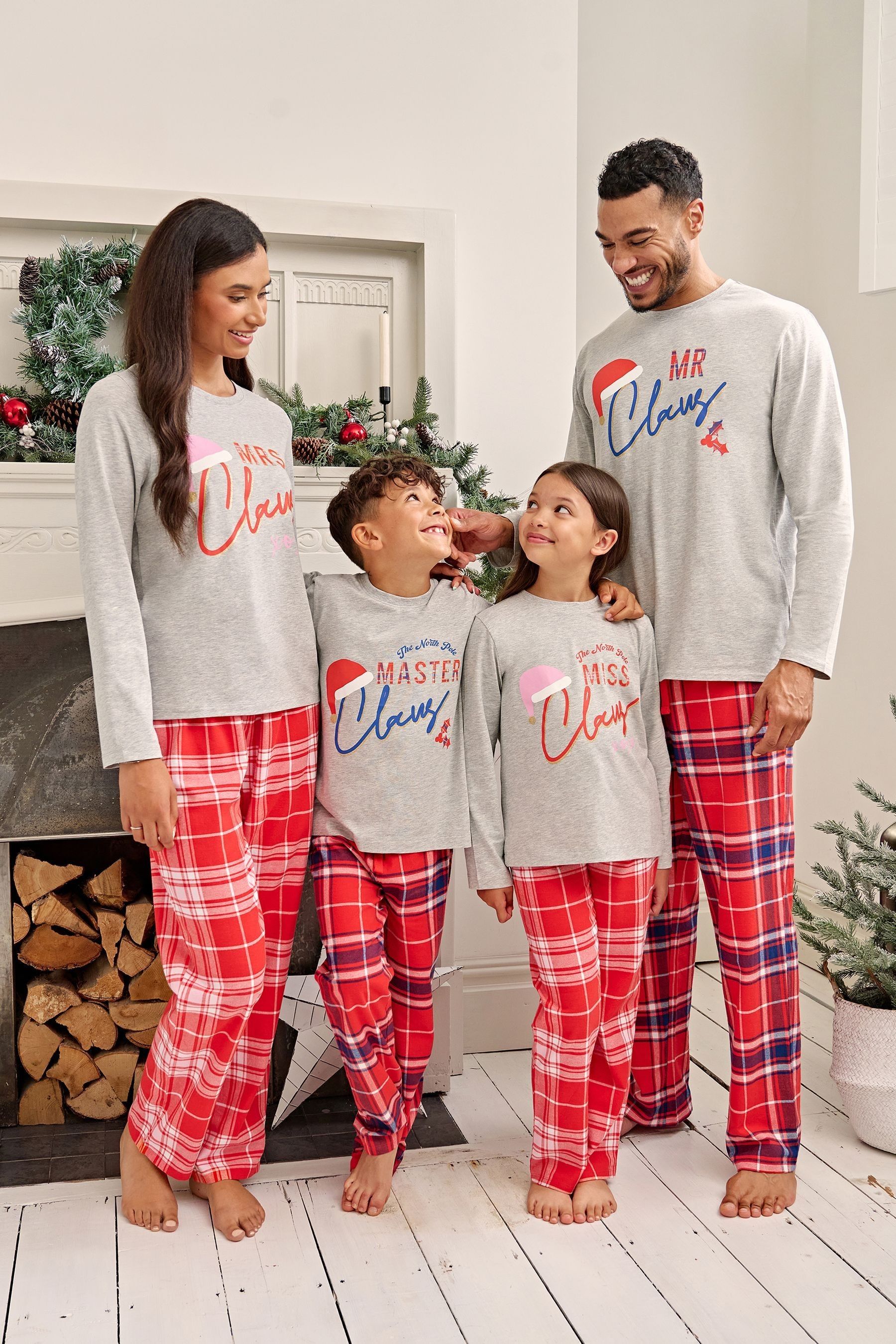 Mr and mrs claus pajamas 2025