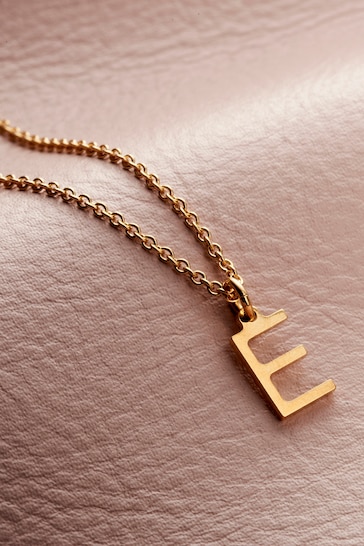 Personalised Letter Necklace by Posh Totty