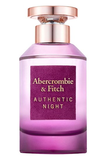 Abercrombie & Fitch Authentic Night for Women Eau De Toilette 100ml