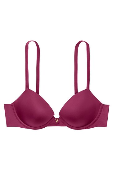 Buy Victoria's Secret Velvet Maroon Purple Smooth Push Up Bra from