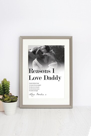 Personalised I Love You Print by Jonny's Sister