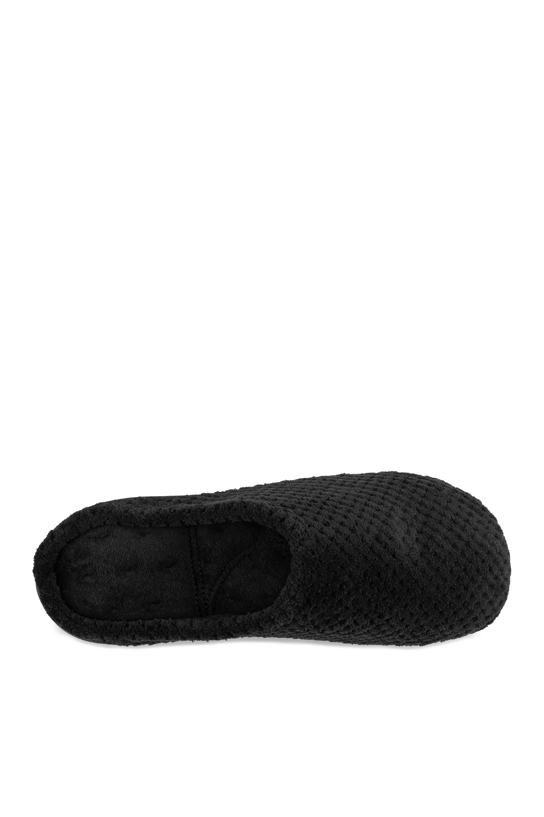 Buy Totes Black Isotoner Popcorn Terry Mule from the Next UK