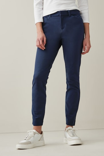 Gap Navy Blue Skinny Cropped Work Trouser