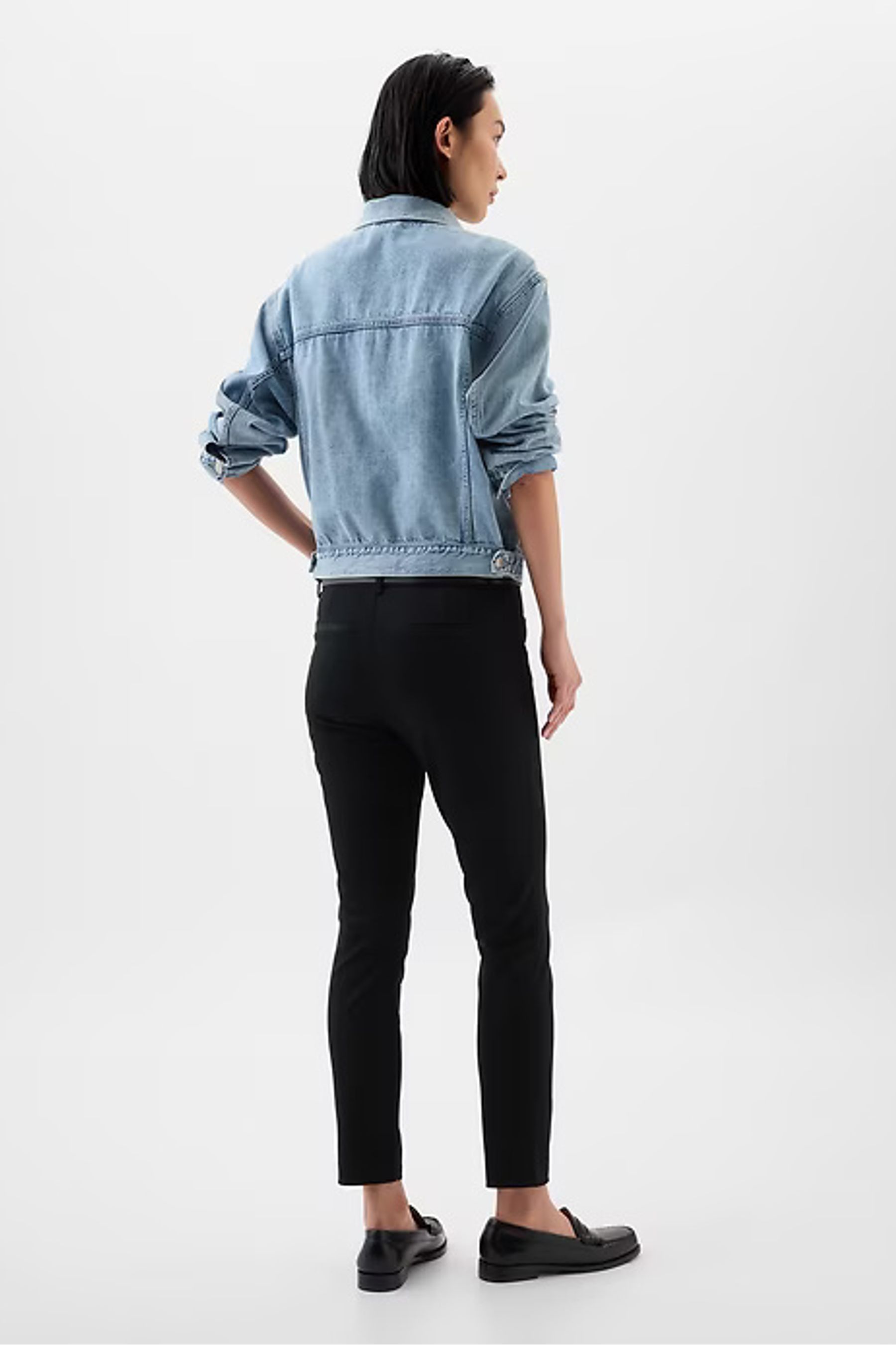 Black skinny work trousers ladies new arrivals