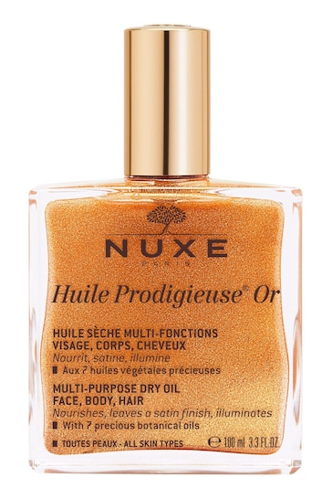 Nuxe Huile Prodigieuse® Or Golden Shimmer Multi-Purpose Dry Oil for Face, Body and Hair 100ml 100ml