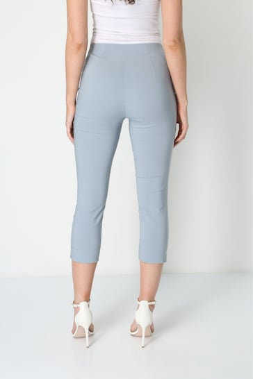 Roman Grey Cropped Stretch Trouser