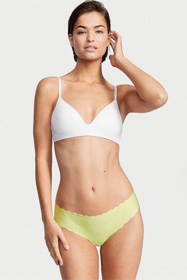 Victoria's Secret Lime Citron Yellow Thong No-Show Knickers