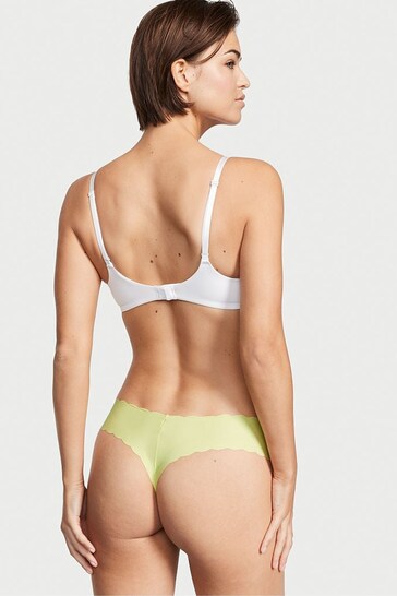 Victoria's Secret Lime Citron Yellow Thong No-Show Knickers