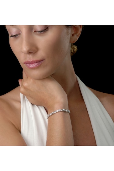 The Diamond Store Diamond Kisses Bracelet With 0.05ct Set in 925 Silver