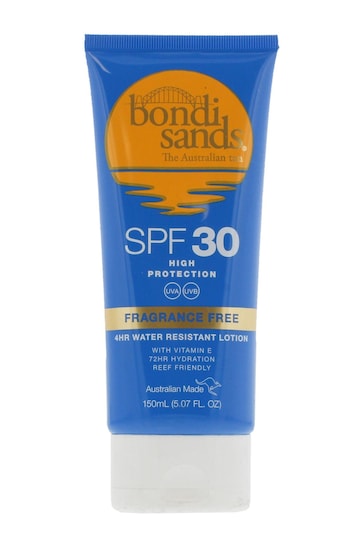 Bondi Sands SPF 30 Fragrance Free Suncreen Body Lotion 150ml